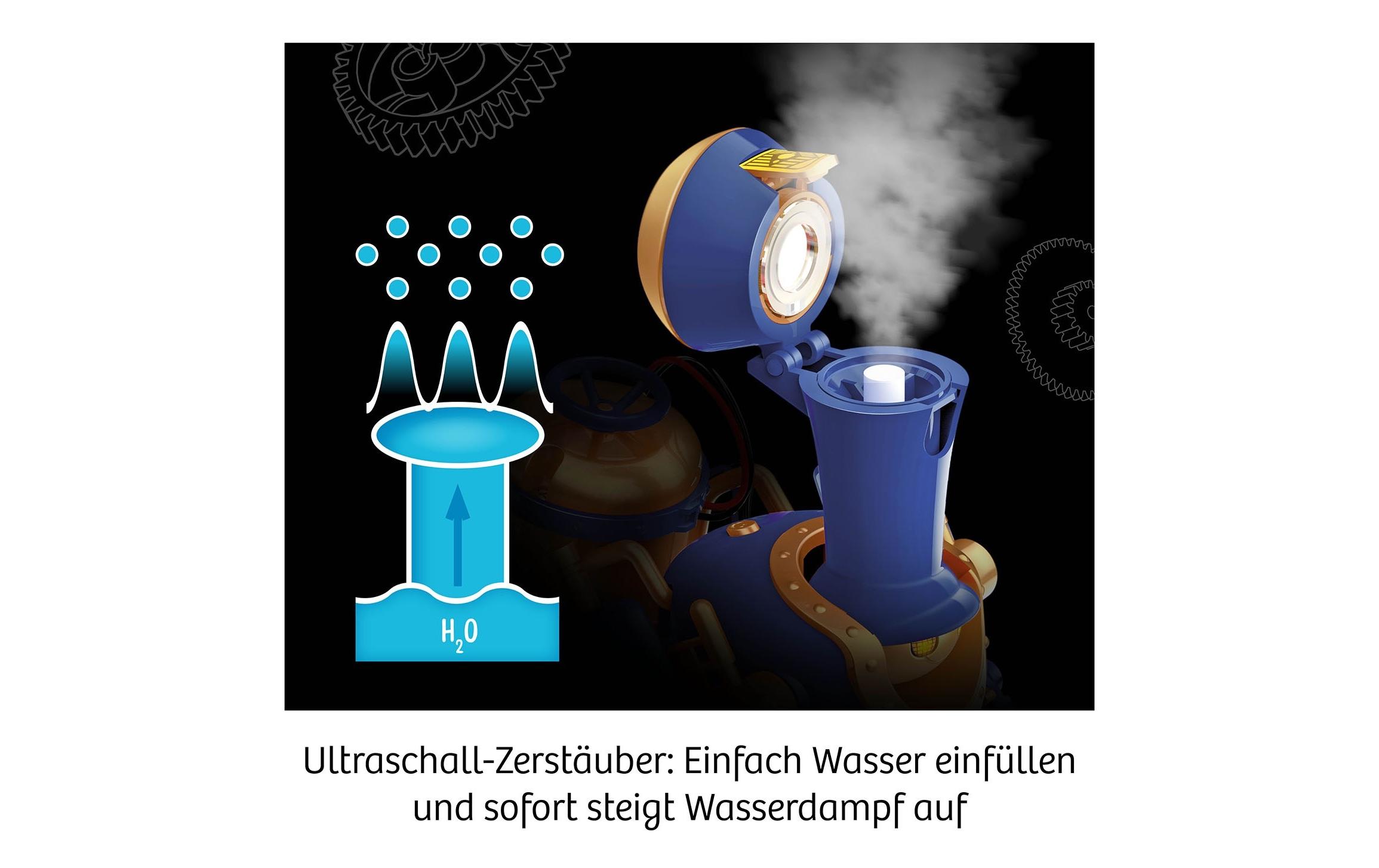 Experimentierkasten RufusDampf-Roboter mit Ultraschall-Technik