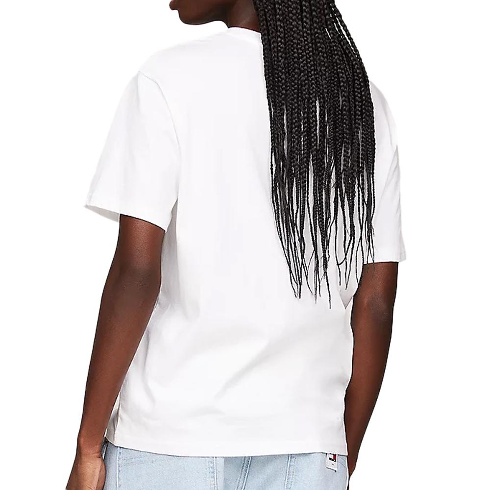 Tommy Hilfiger T-shirt Blanc Femme Tommy Hilfiger Varsity Spor