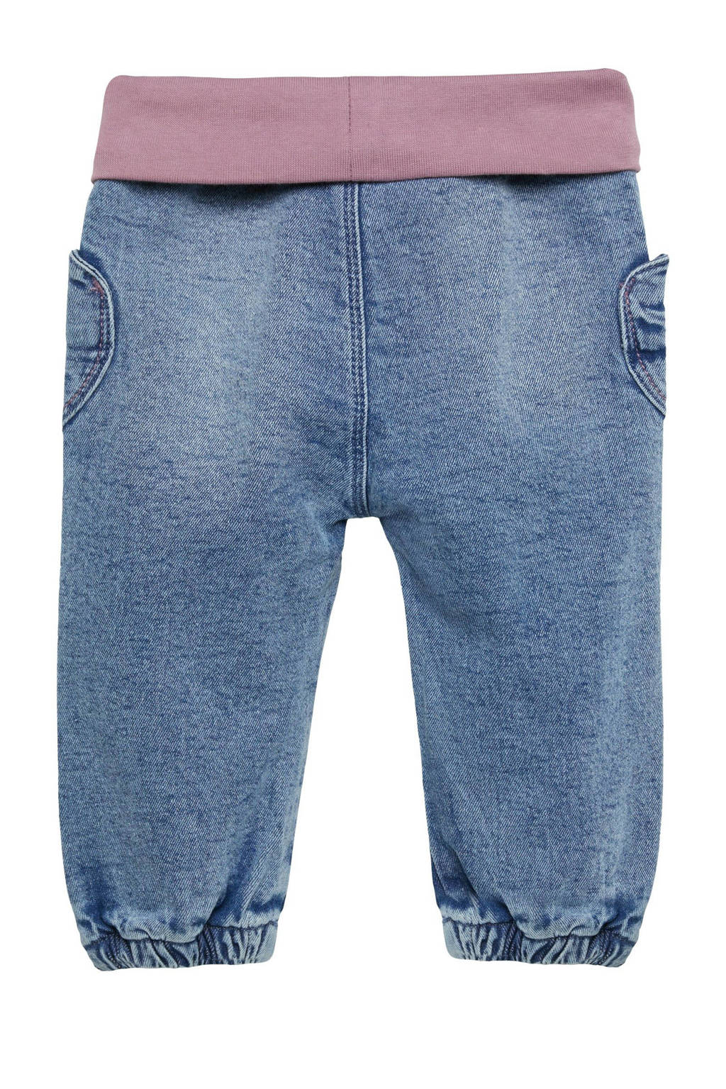 s.Oliver baby high waist regular fit jeans medium blue denim
