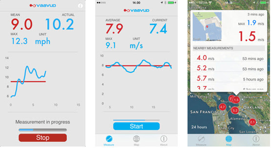 Vaavud Smartphone Wind Meter Red