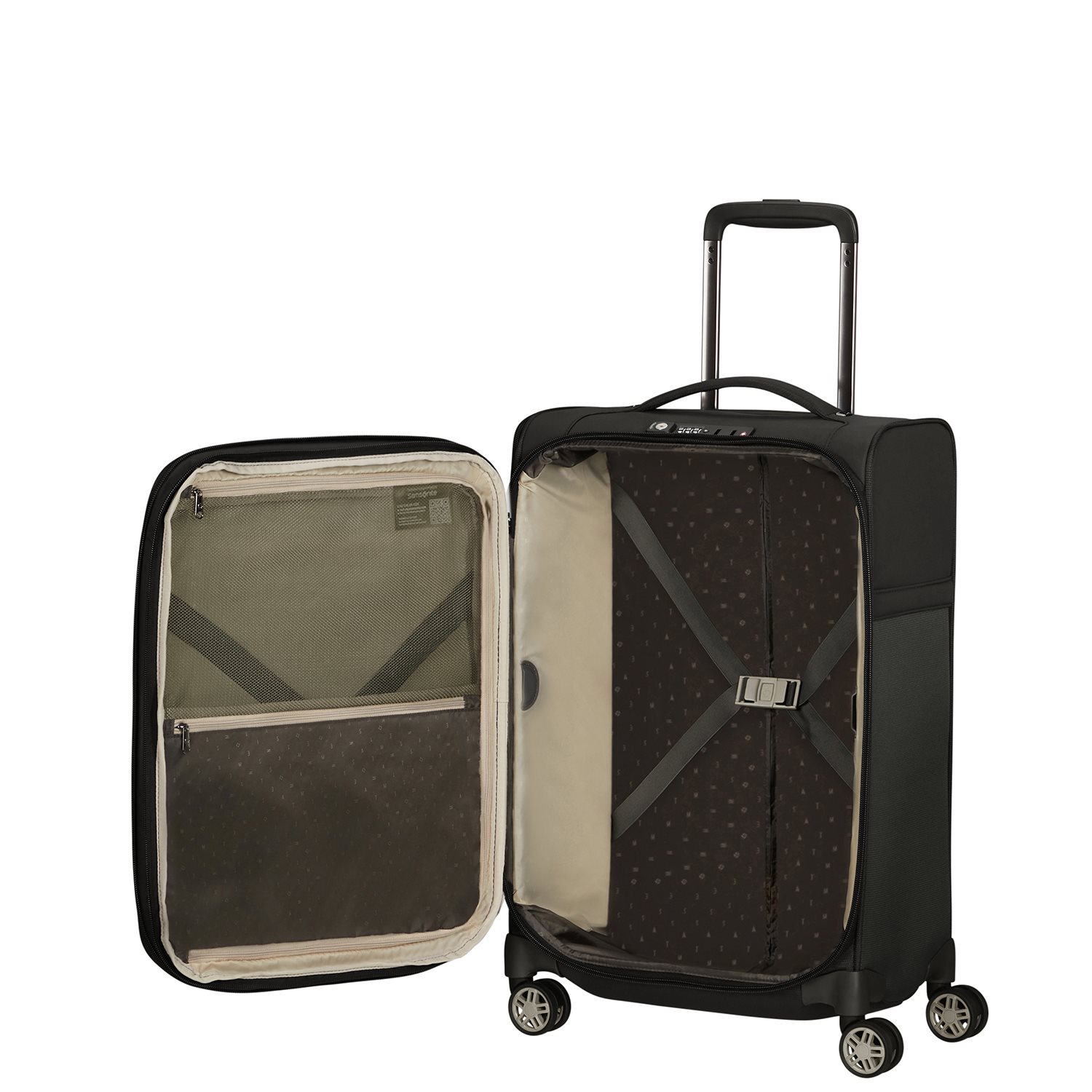 Samsonite Airea Spinner 55 Exp Lenght 35 cm black