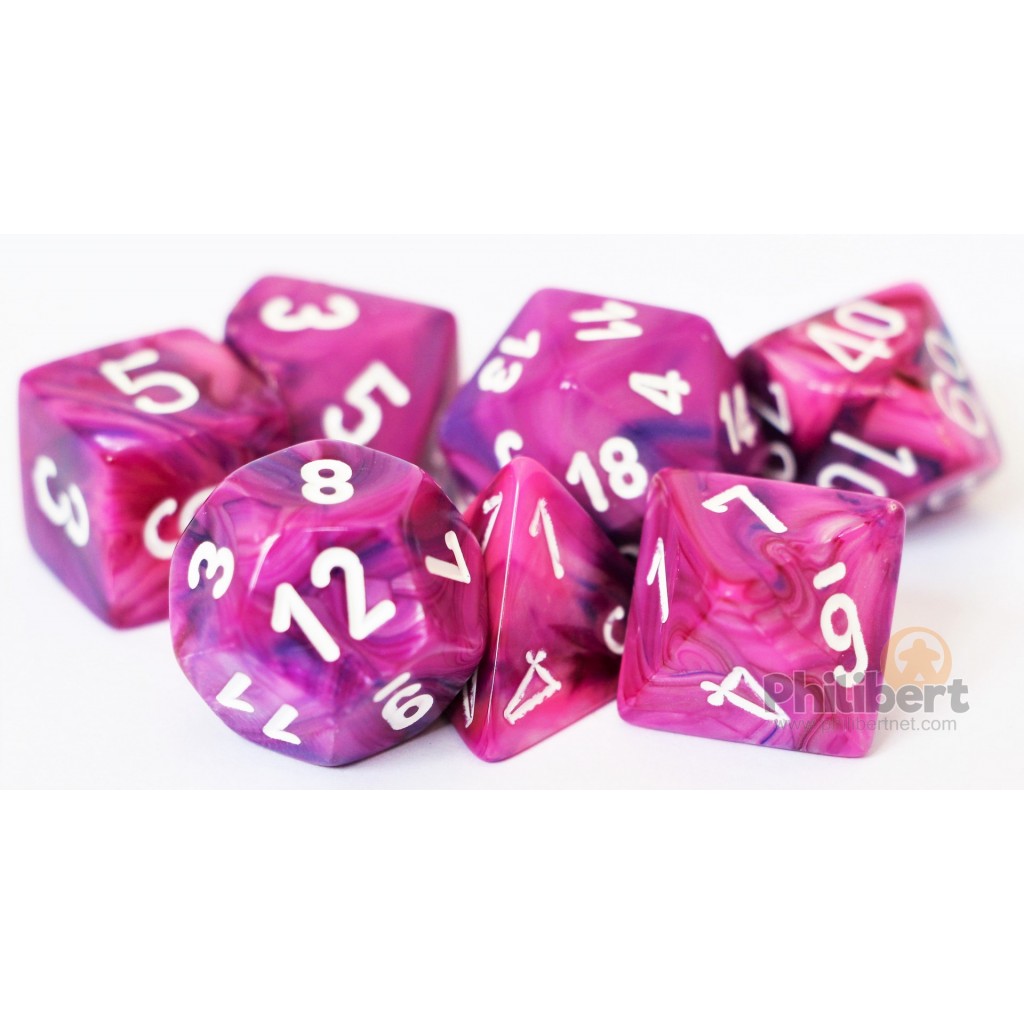Set de 7 Dés JDR Chessex : Festive