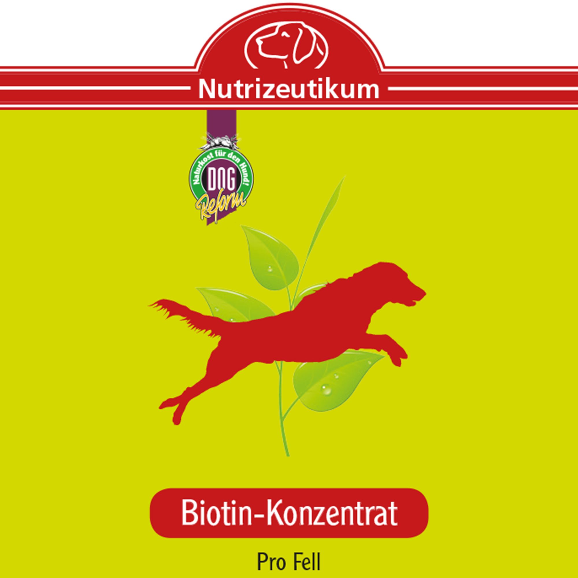 Nutrizeutikum Biotin Konzentrat - hochkonzentriert bei Fellproblemen für Hunde