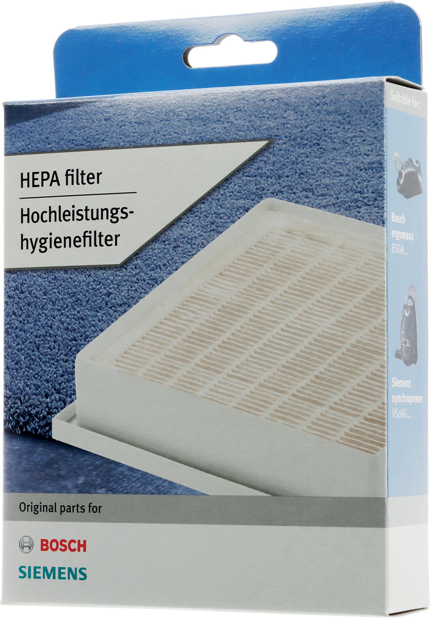 Filtro higiênico de alto desempenho 00578732BBZ151HF