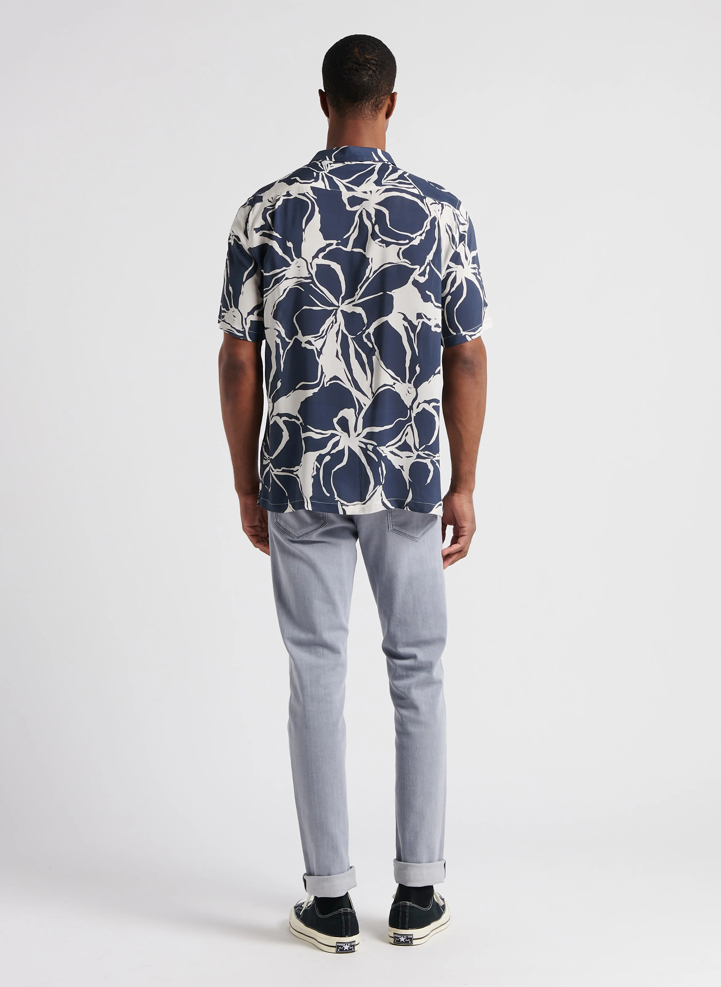 Jean slim en coton stretch | Gris