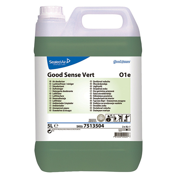 Nettoyant désodorisant à pH neutre Good Sense vert 5 L