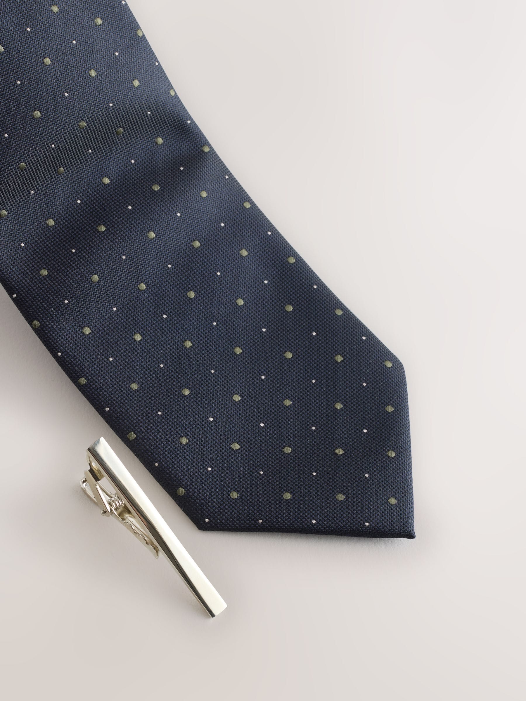 Marineblauw - Das met patroon