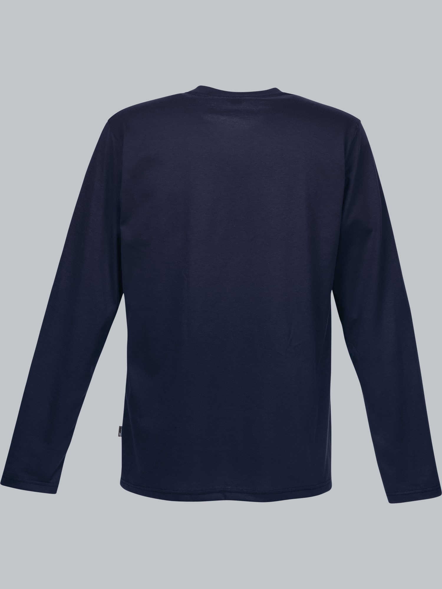 Langarmshirt aus 100% Baumwolle Navy