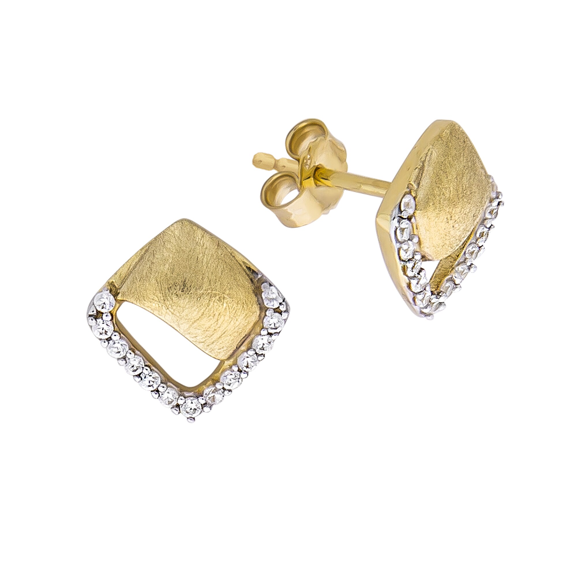 Fascination by Ellen K. Ohrstecker 585 Gelbgold Zirkonia