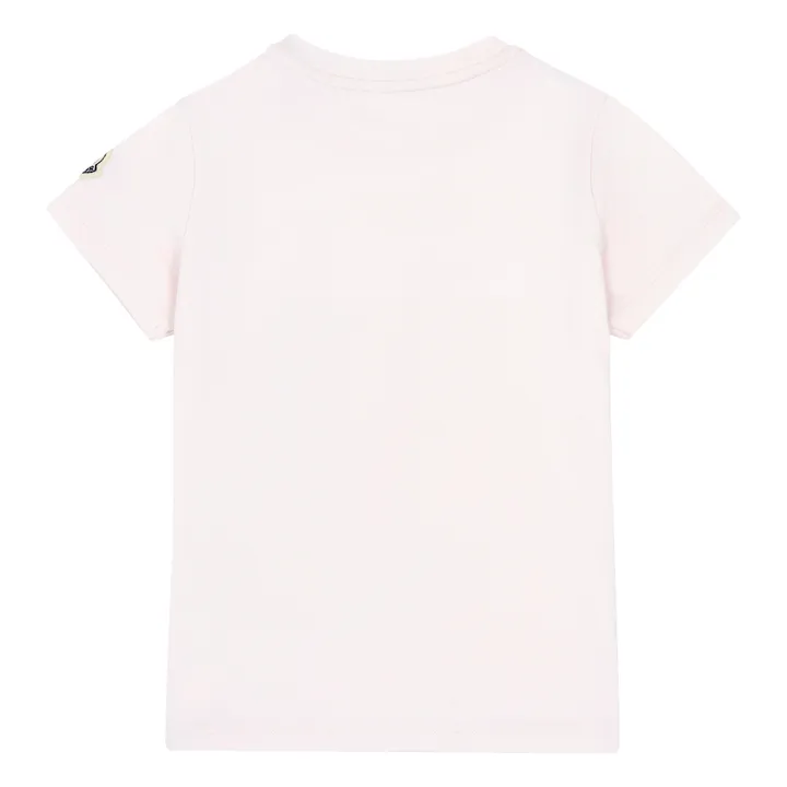 Moncler T-shirt Logo Brodé | Rose pâle