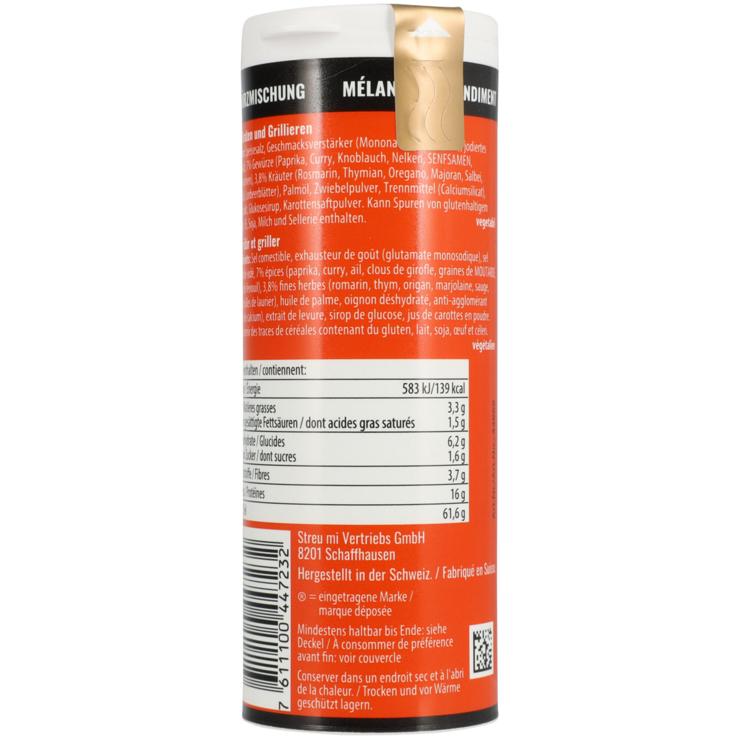STREU MI Rot für Fleisch Würzmischung Streudose 100 g