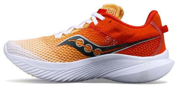 Chaussures de Running Femme Saucony Kinvara 14 Orange Blanc