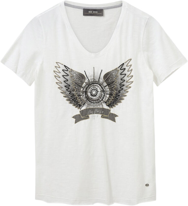 Mos Mosh MMGethi O-SS Tee White