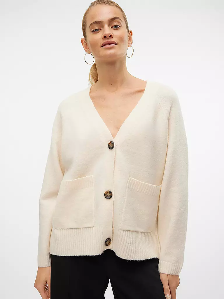 VERO MODA Cardigan VMBOOM creme