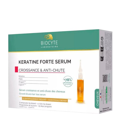 Biocyte Keratine Forte Sérum Anti-Queda Ampolas 5x9ml