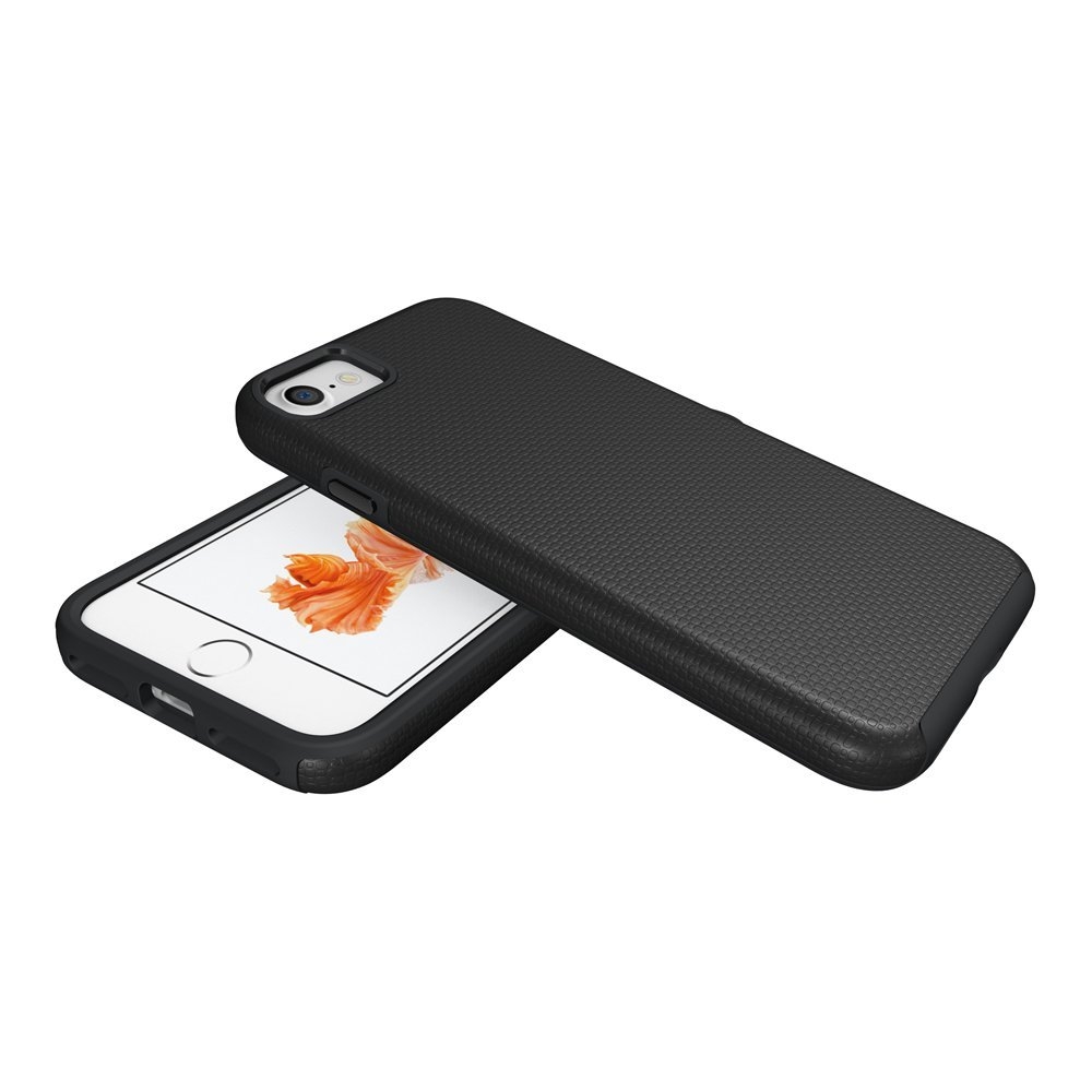iPhone SE (2022/2020) / 8 / 7 / 6S North Case Premium Hybrid Schutzhülle (EGCA00102) - Schwarz
