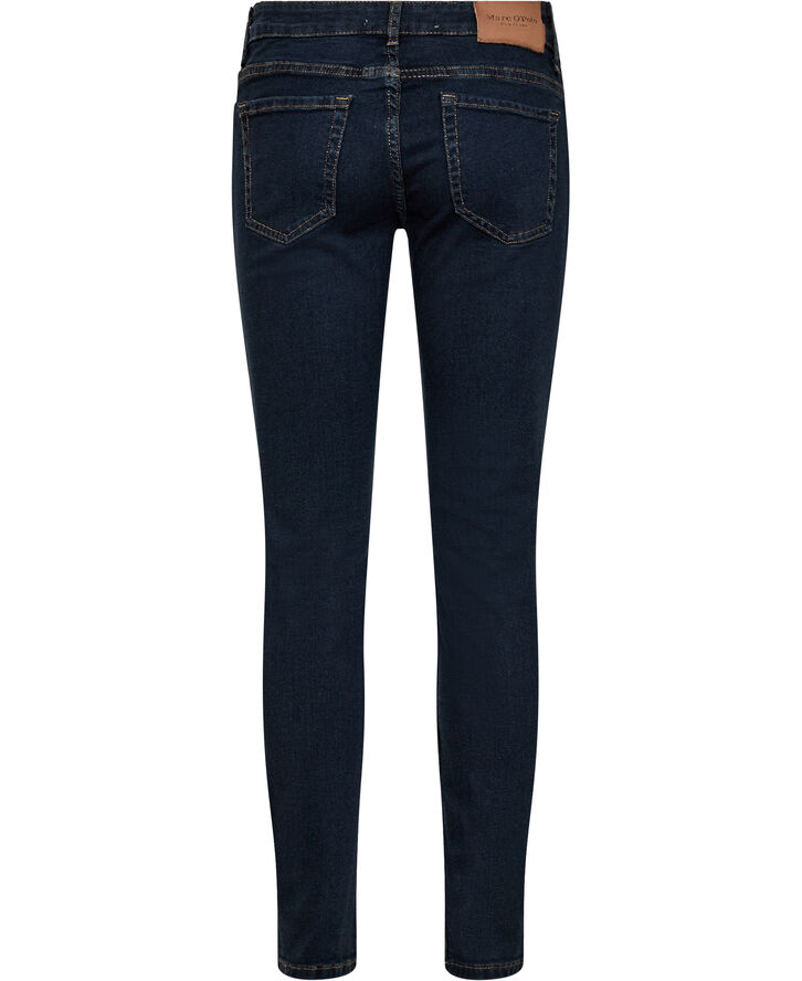 Marc O’Polo Denim Trouser, mid waist, slim fit, Motor scooter wash