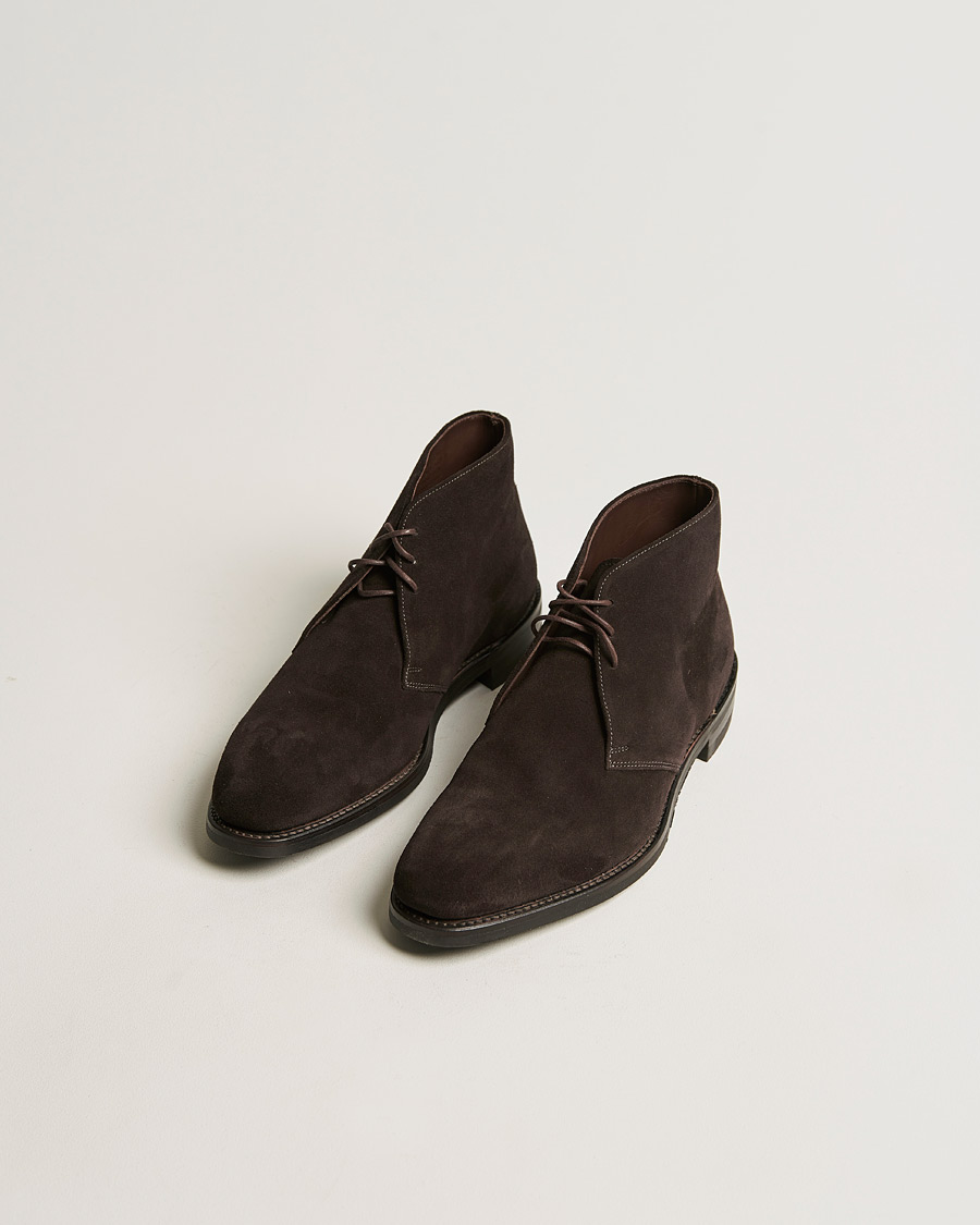 Loake 1880 Pimlico Chukka Boot Dark Brown Suede
