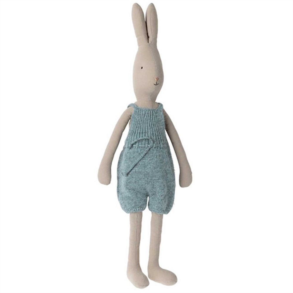 Kanin Dusty Blue Overall 64 cm - Maileg → Luksusbaby.dk