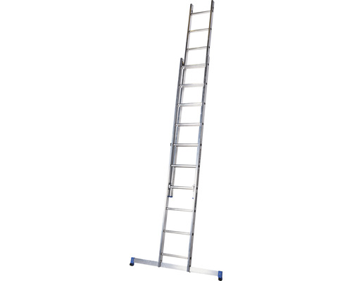 WERNER Aluminium schuifladder, 2-delig, 2 x 10 sporten, werkhoogte 4,25 m