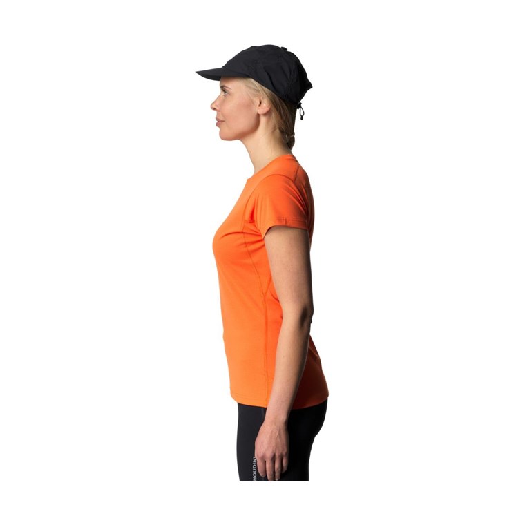 Houdini Pace Air Tee Women Sunset Orange