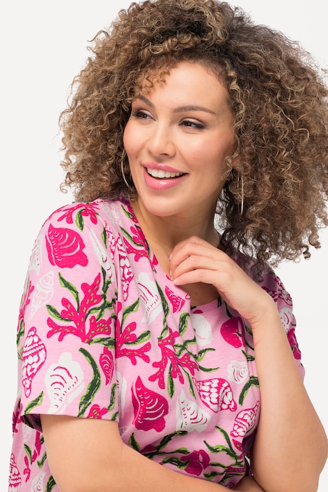 T-Shirt, Meeresmotive, Classic, Rundhals, Halbarm