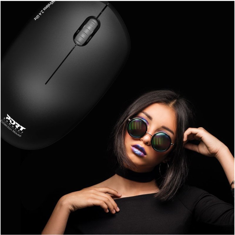 Port Designs 900540 souris Bureau Ambidextre RF sans fil Optique 1600 DPI