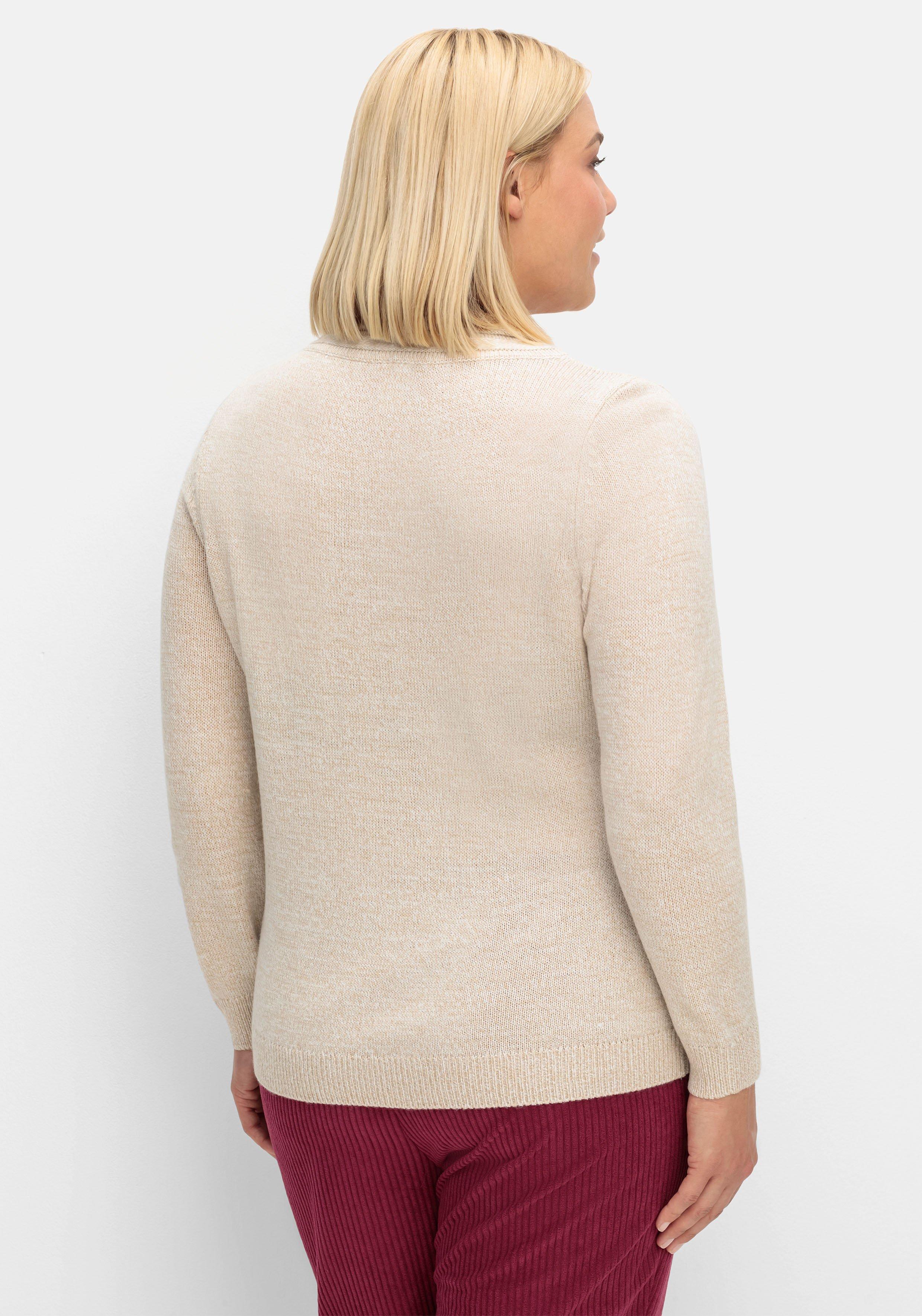 Pullover mit raffiniertem V-Ausschnitt