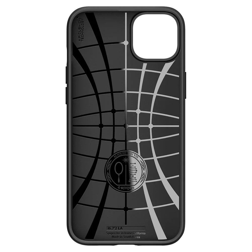 iPhone 14 Liquid Air Case Gummi Hülle (ACS05037) - Schwarz (Matt)