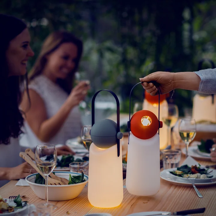 Weltevree - Guidelight Akku LED Outdoor-Leuchte, rot