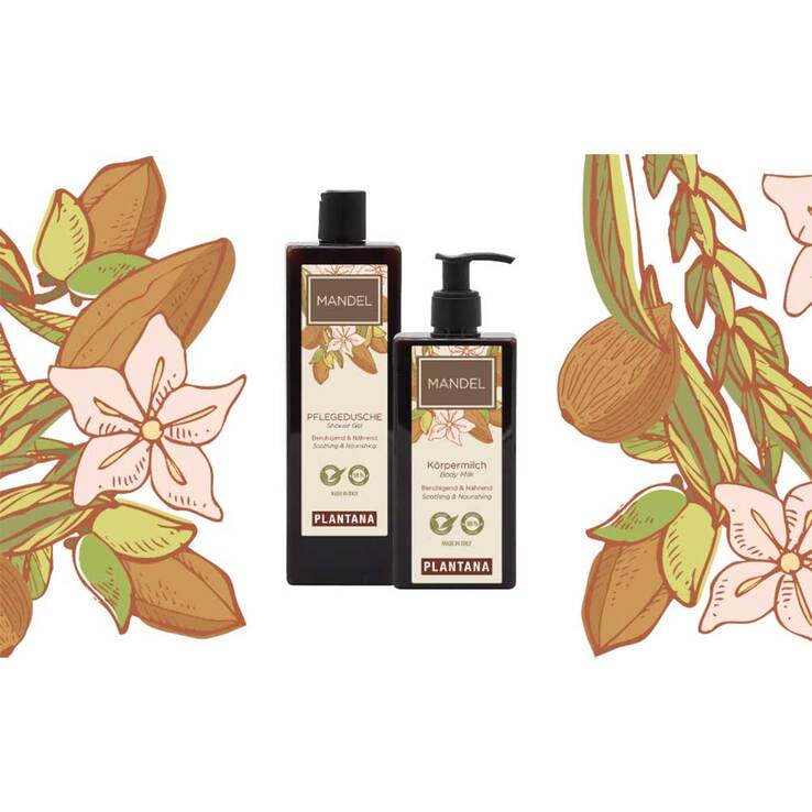 Plantana Mandel Pflege Dusche, 500 ml