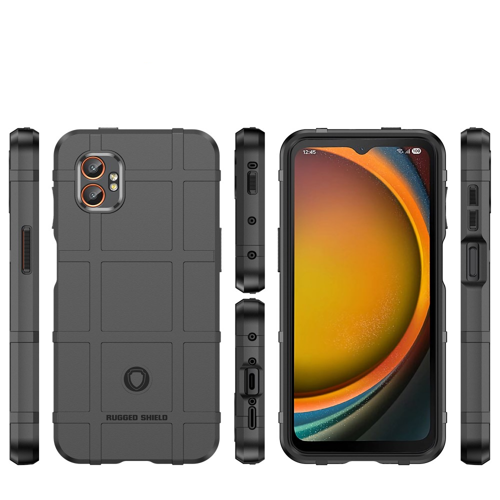 Samsung Galaxy Xcover7 Pro Outdoor Gummi Schutzhülle Anti-Shock - Schwarz