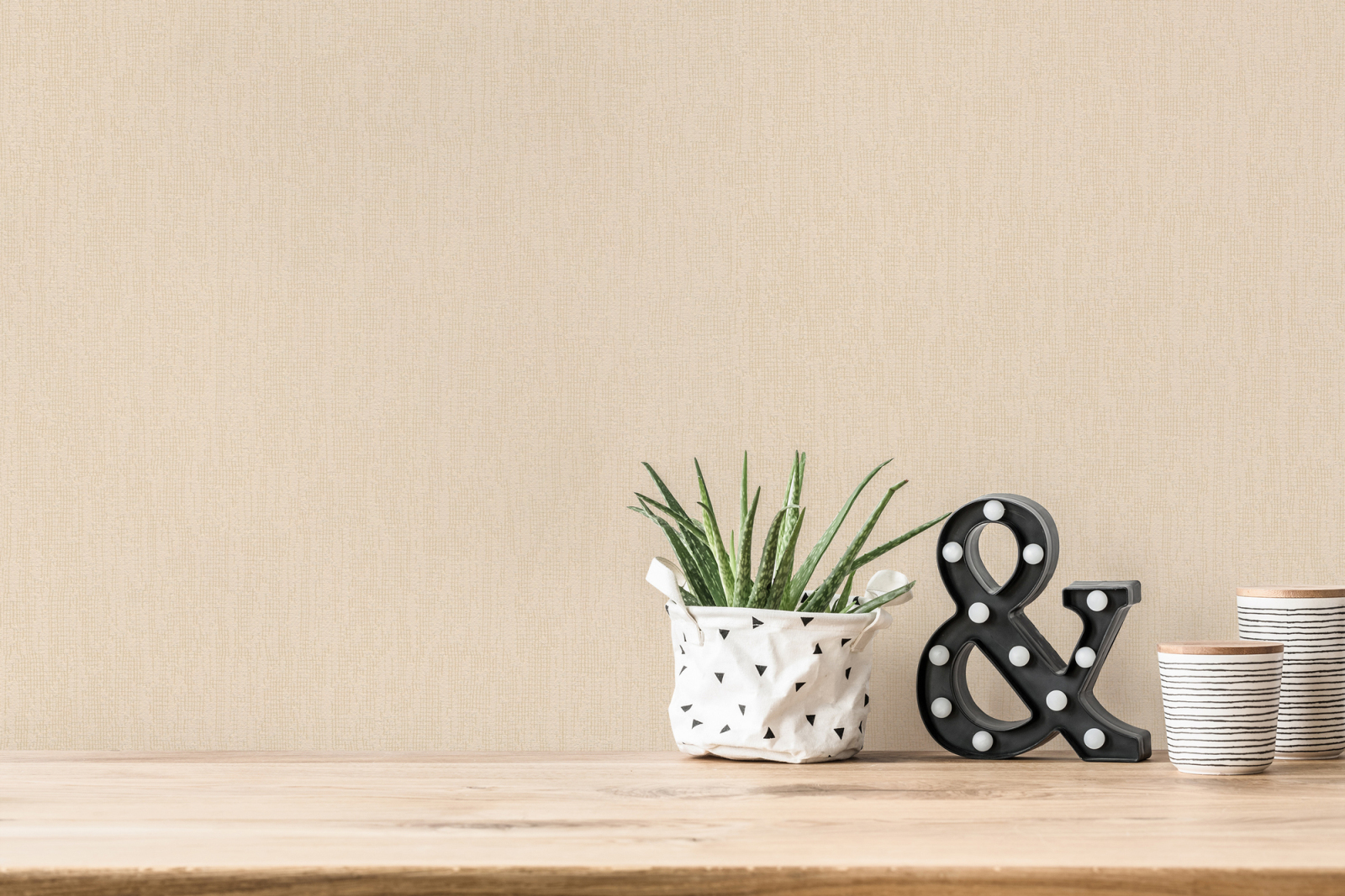 A.S. Creation Vliestapete HYGGE - beige-creme - 10 Meter