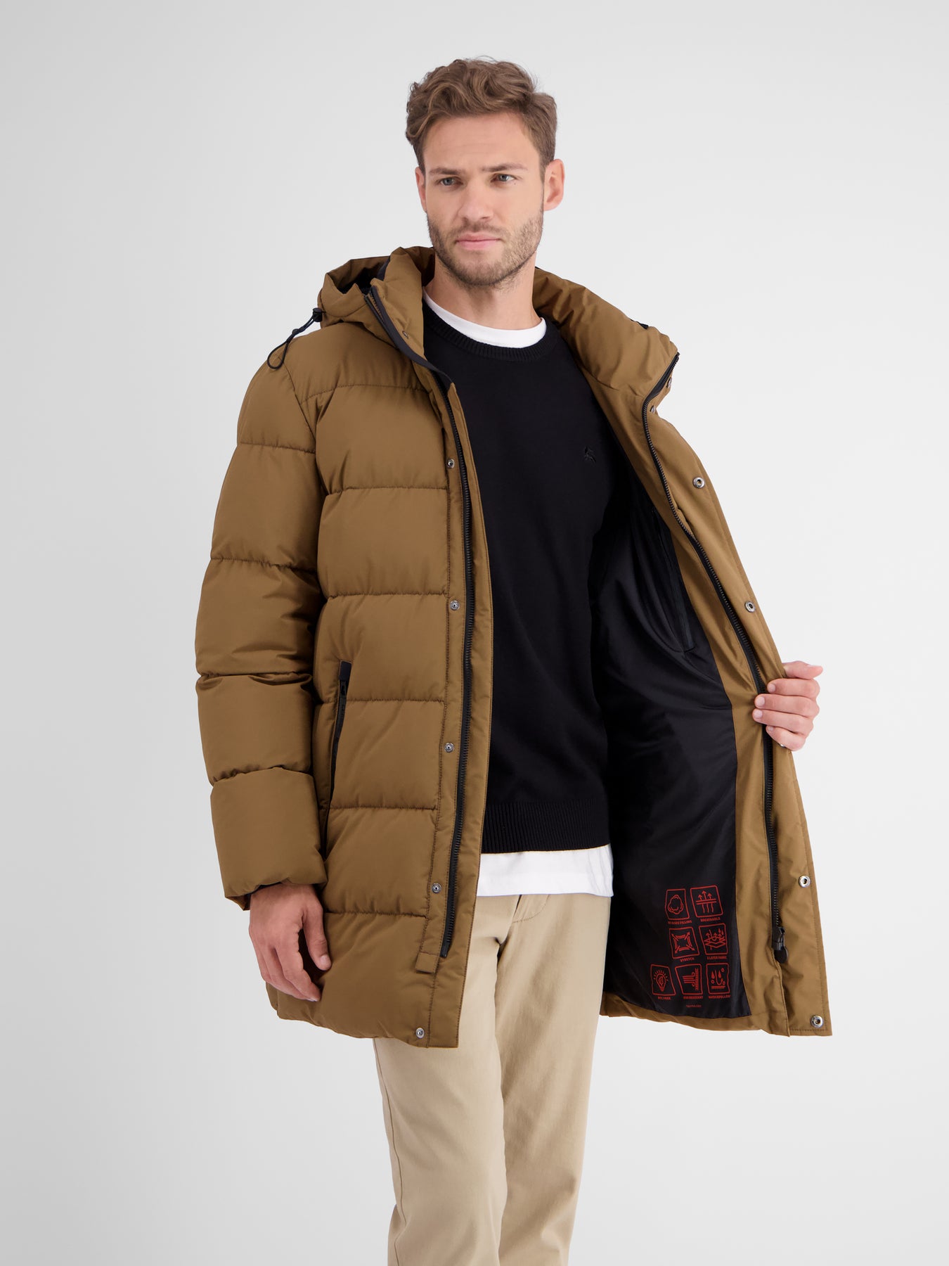 Longjacket, gesteppt
