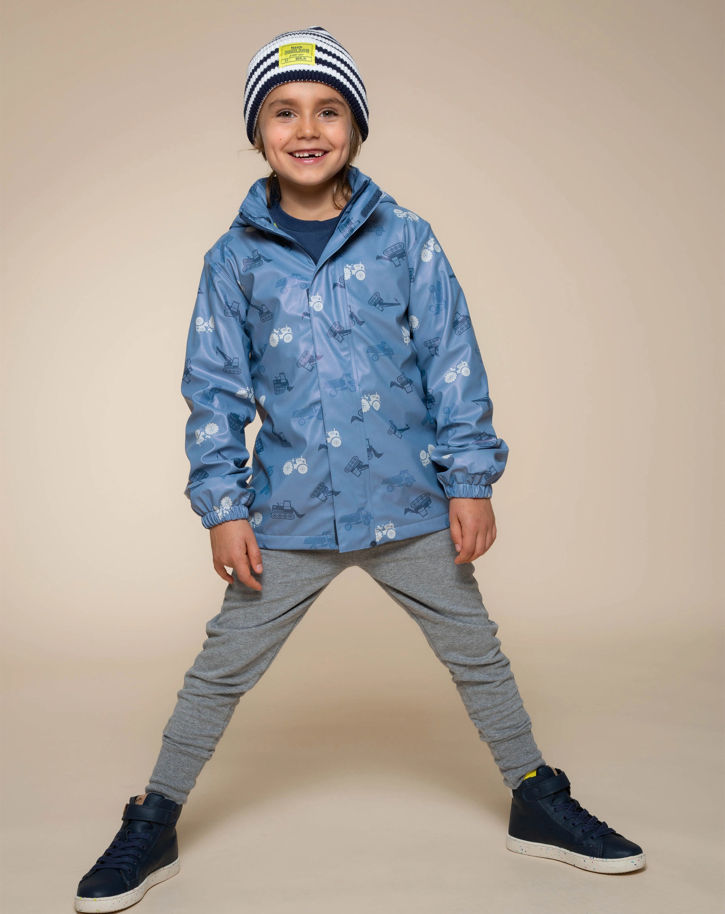 Regenjacke TRUCK gefüttert in adriatic blue