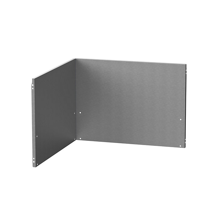 Crédence d'angle Inox gris Le Marquier
