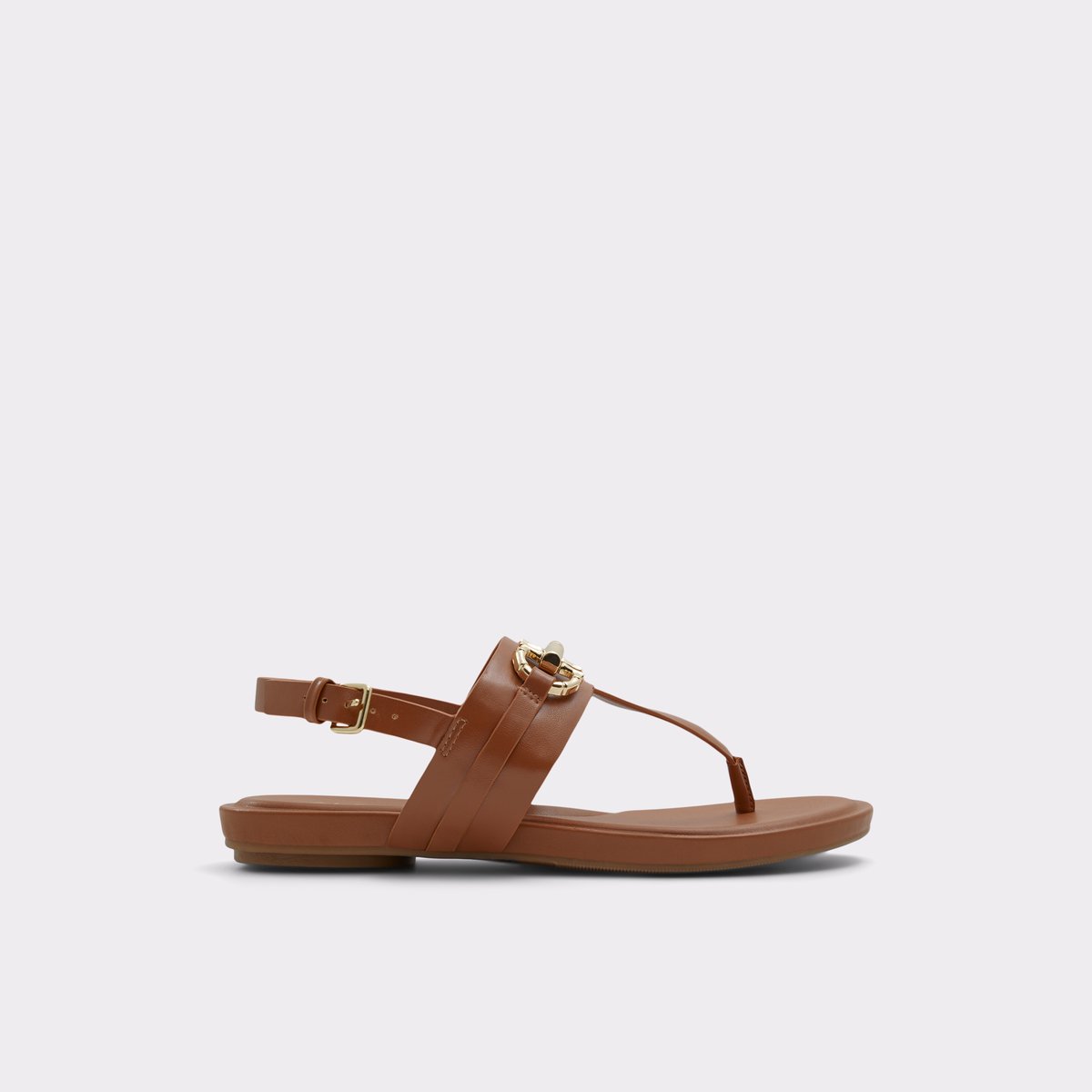 Tany Medium Brown Women Flat Sandals