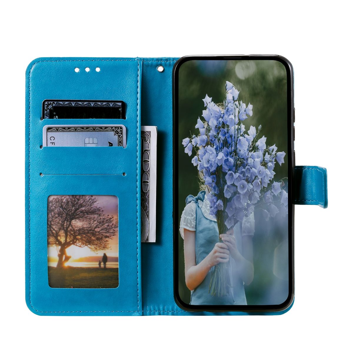 Schutz Handy Hülle für Apple iPhone 15 Pro Max Case Cover Klapp Tasche Wallet