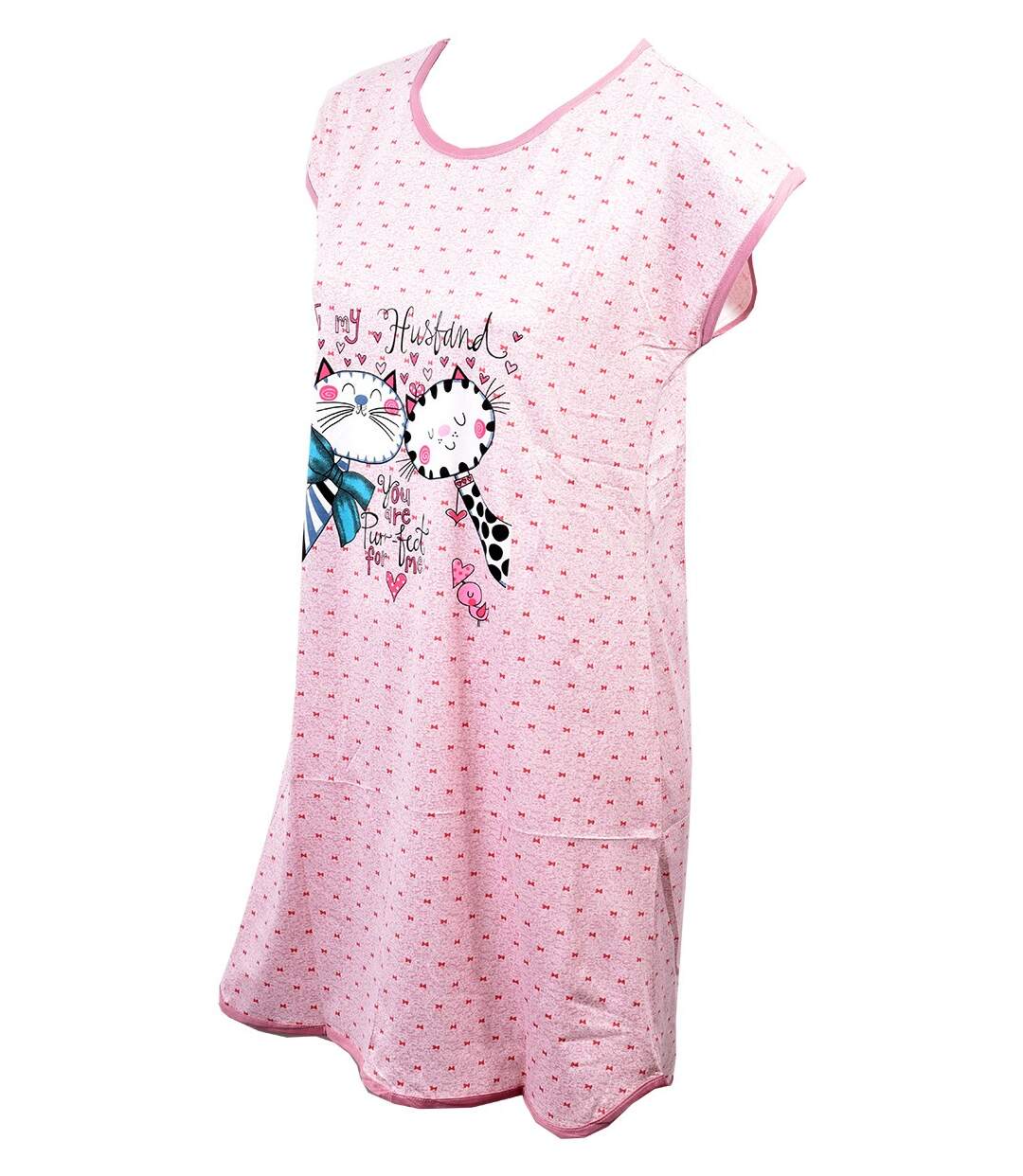 Chemise de nuit femme ECO LINE 2165 ROSE
