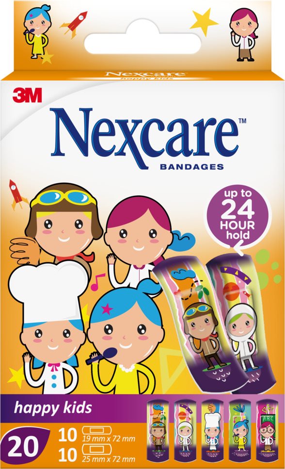 NEXCARE Kinderpflaster Happy Kids Professions 20 Stk