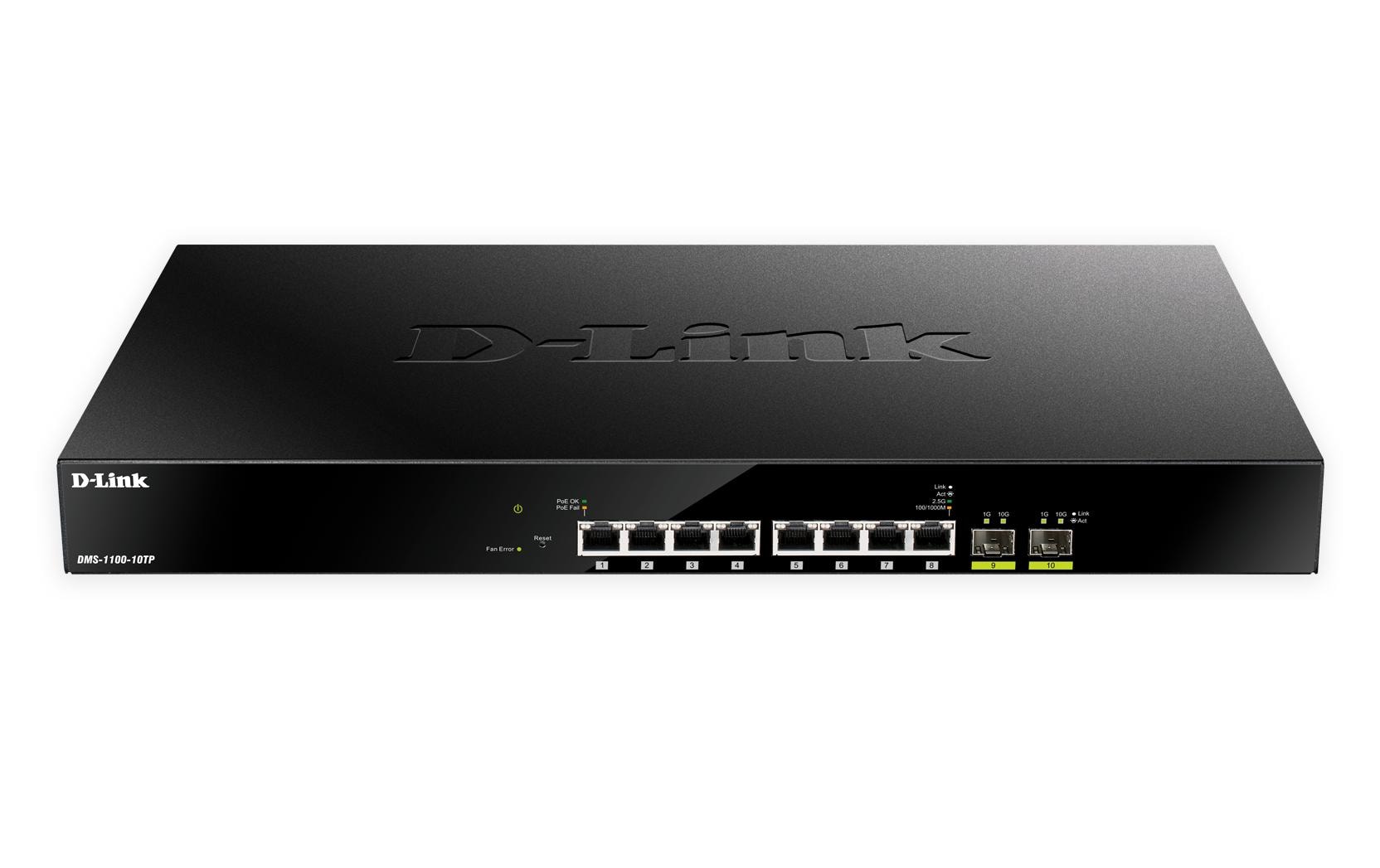 PoE Switch DMS-1100-10TP 10 Port<br>2.5 Gigabit Ethernet Smart Managed Switch