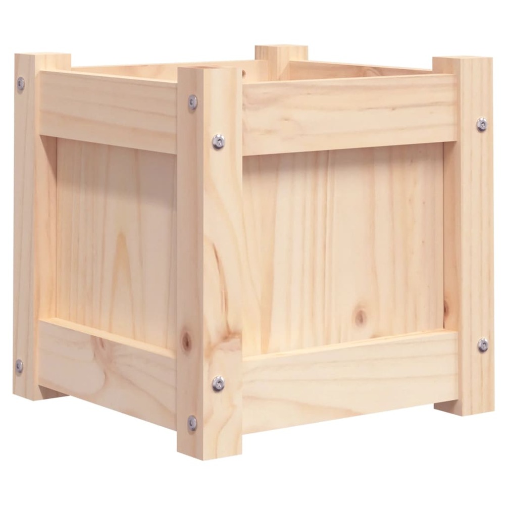 Jardinière 31x31x31 cm bois de pin massif