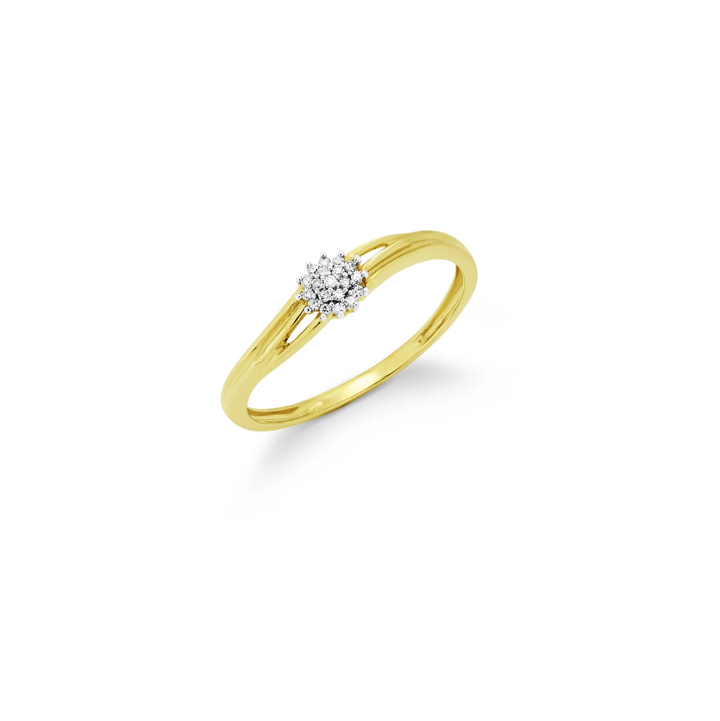 Damenring mit Diamanten