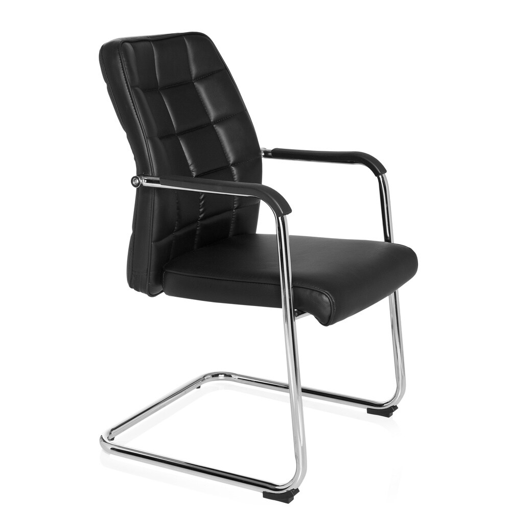 Freischwinger FLEXO V Kunstleder mit Armlehnen hjh OFFICE