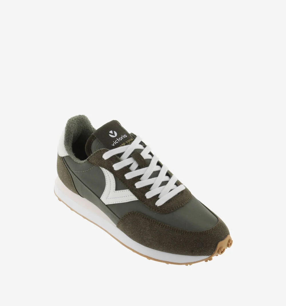 ASTRO NYLON MONOCHROME Baskets monochromes pour femme KAKI
