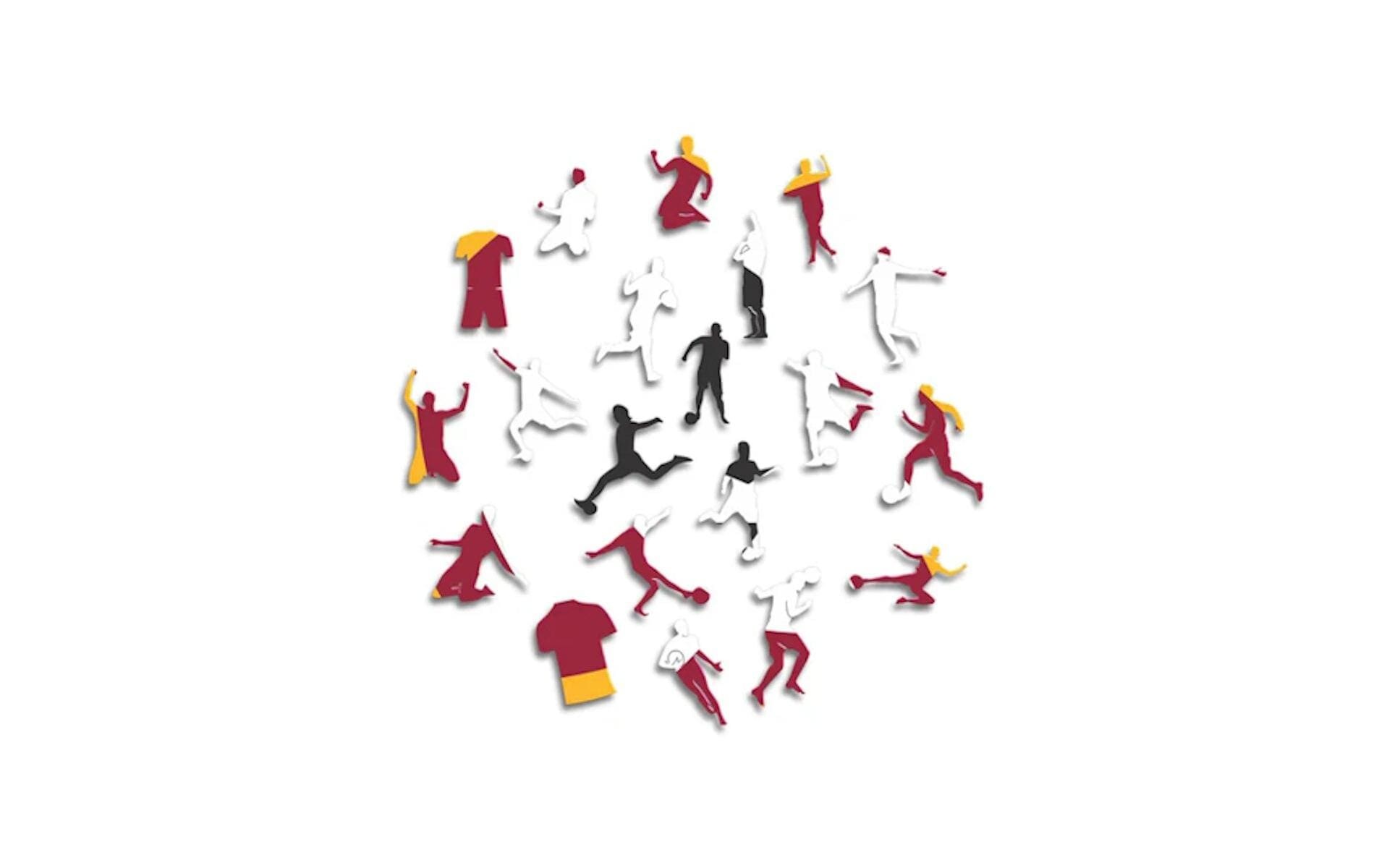 Puzzle »Iconic AS Roma – Lupetto Logo« Holzart: Birke (Herkunftsland: China)