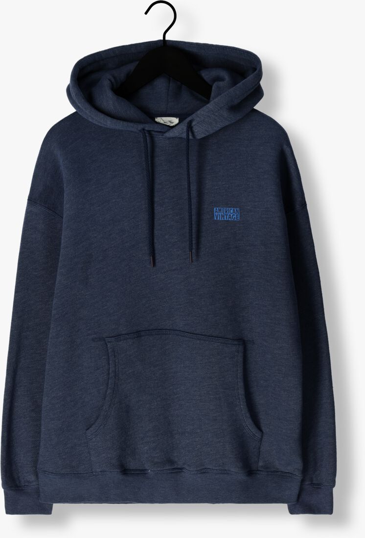 donkerblauwe american vintage sweater doven hoodie