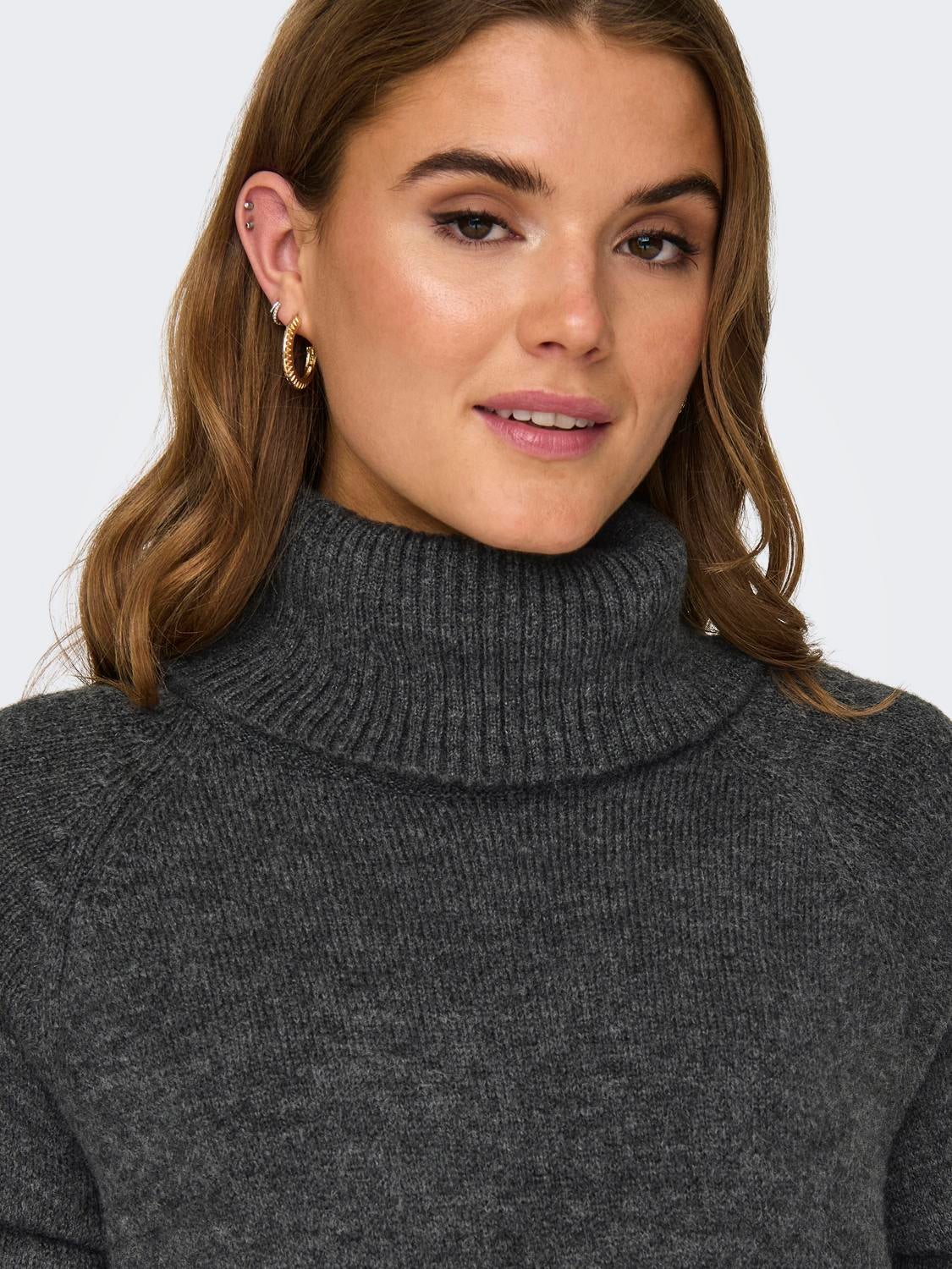 ONLBRANDIE Kurzes Kleid Dark Grey Melange