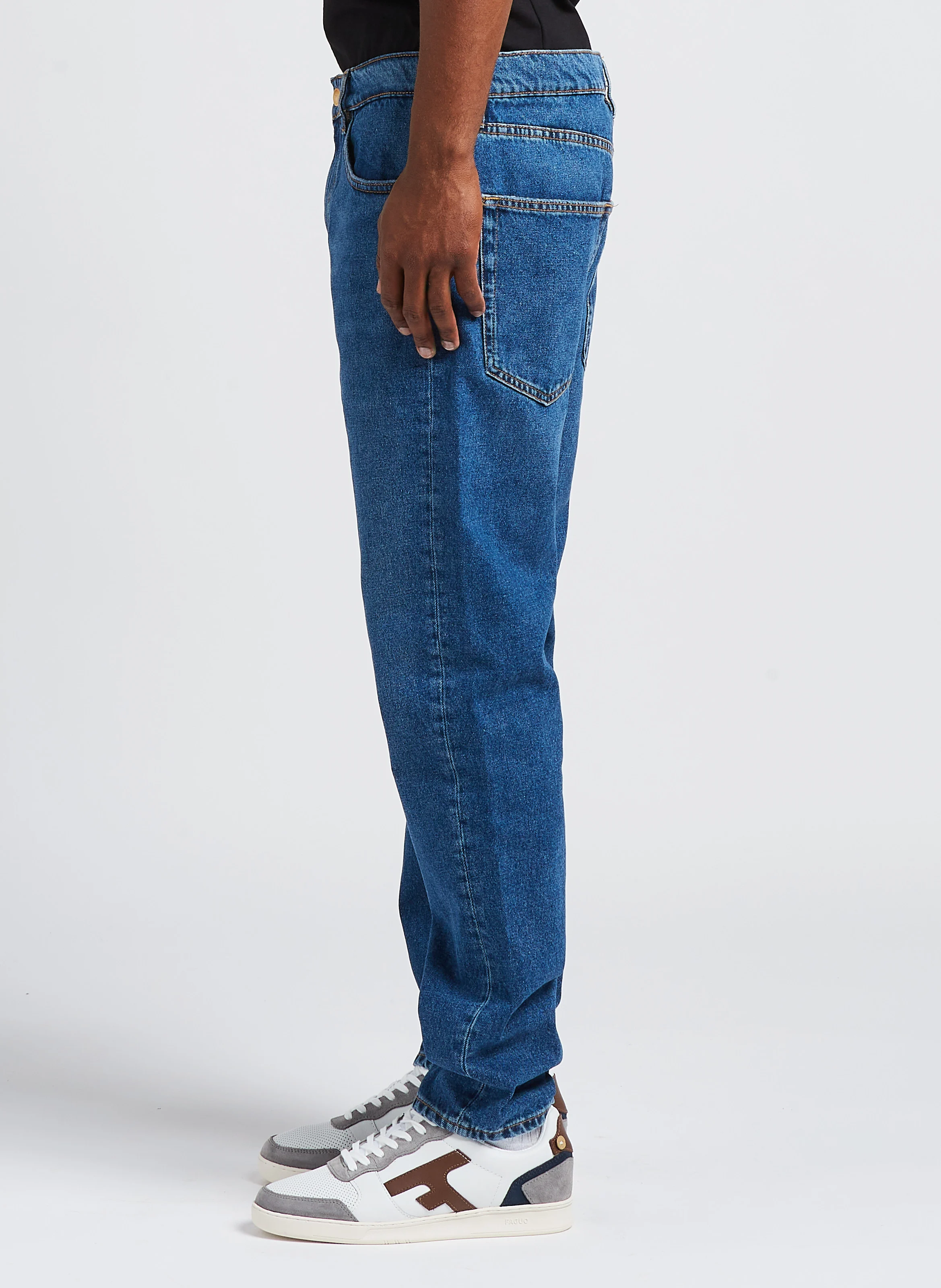 Jean droit en denim| Jean Stone