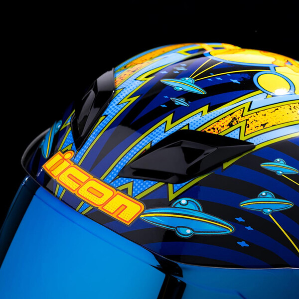 Icon - Casque Airflite Bugoid Blitz™ Jaune / Vert / Turquoise